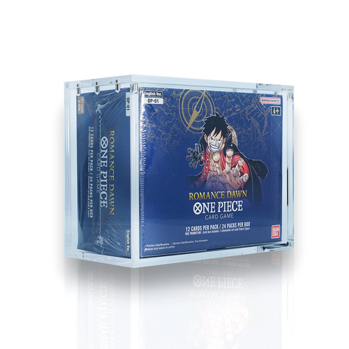One Piece English Booster Box Acrylic Display Protector Case All Sizes OP01-17