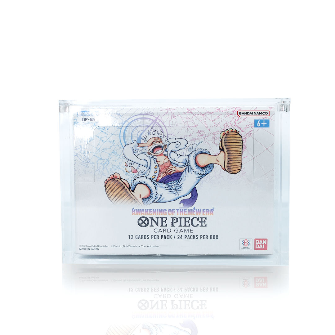 One Piece English Booster Box Acrylic Display Protector Case All Sizes OP01-17