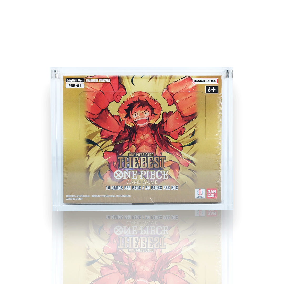 One Piece English Booster Box Acrylic Display Protector Case All Sizes OP01-17