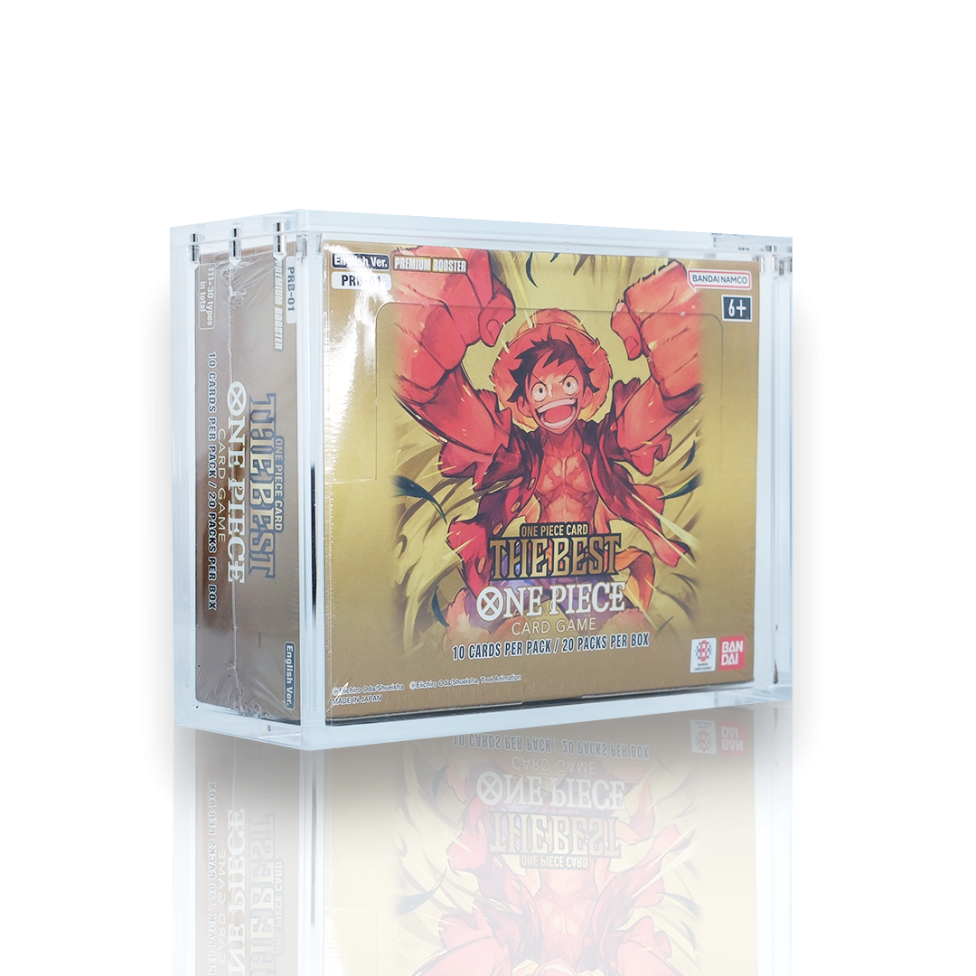 One Piece English Booster Box Acrylic Display Protector Case All Sizes OP01-17