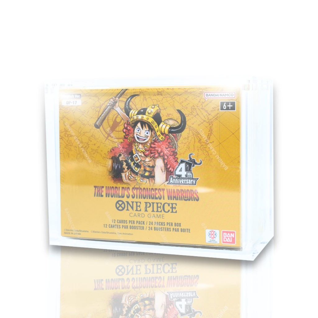 One Piece English Booster Box Acrylic Display Protector Case All Sizes OP01-17