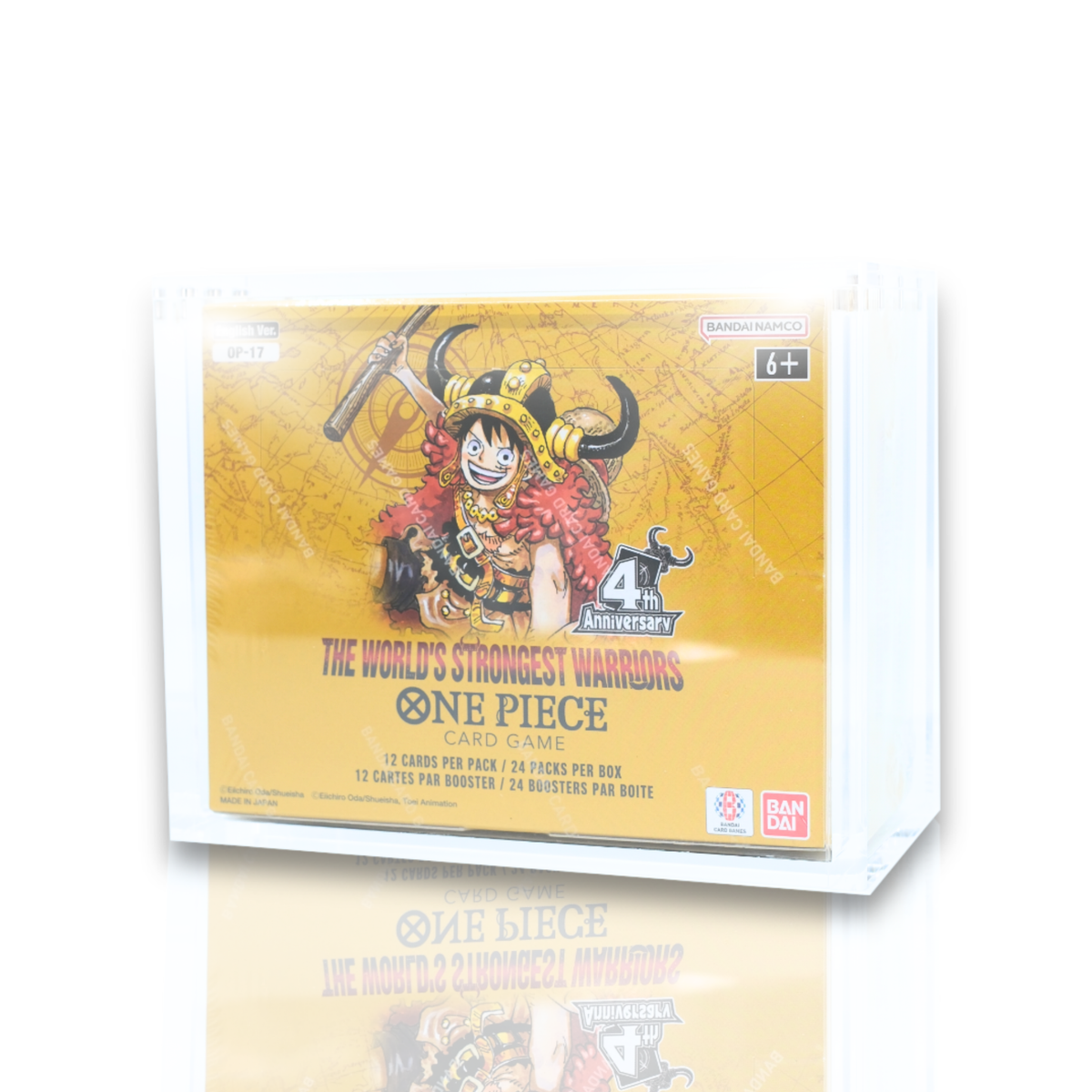 One Piece English Booster Box Acrylic Display Protector Case All Sizes OP01-17