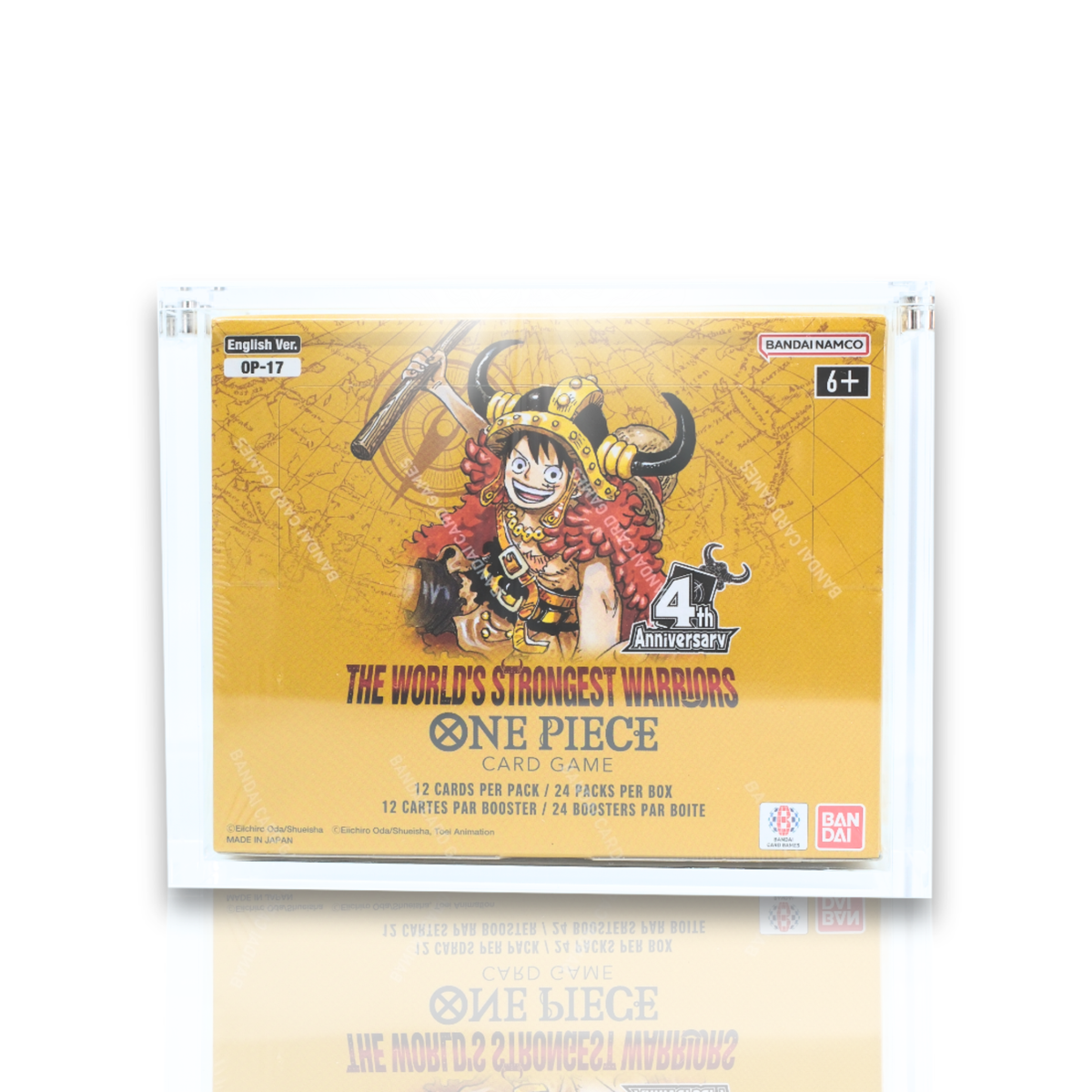 One Piece English Booster Box Acrylic Display Protector Case All Sizes OP01-17