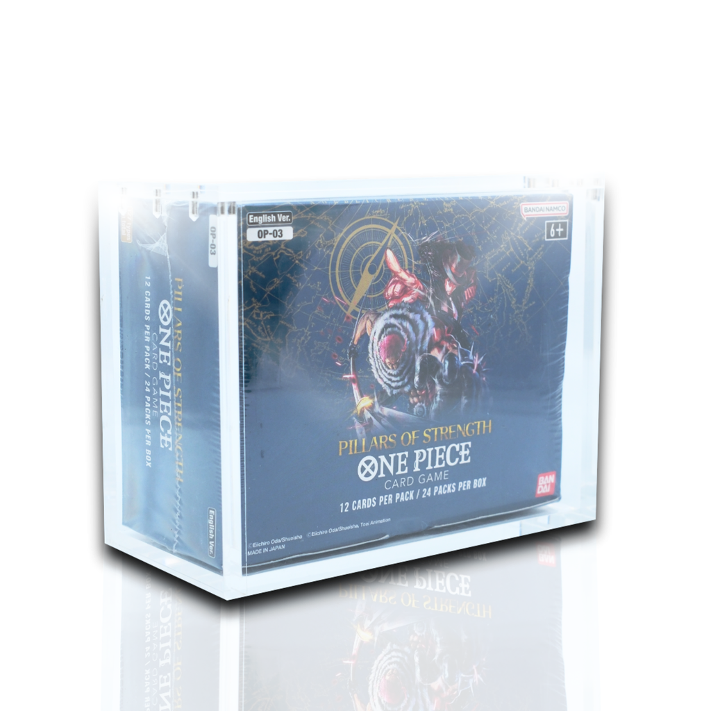 One Piece English Booster Box Acrylic Display Protector Case All Sizes OP01-17